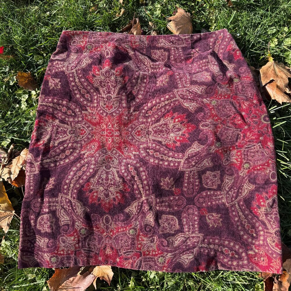 VTG Whimisgoth Paisley Skirt